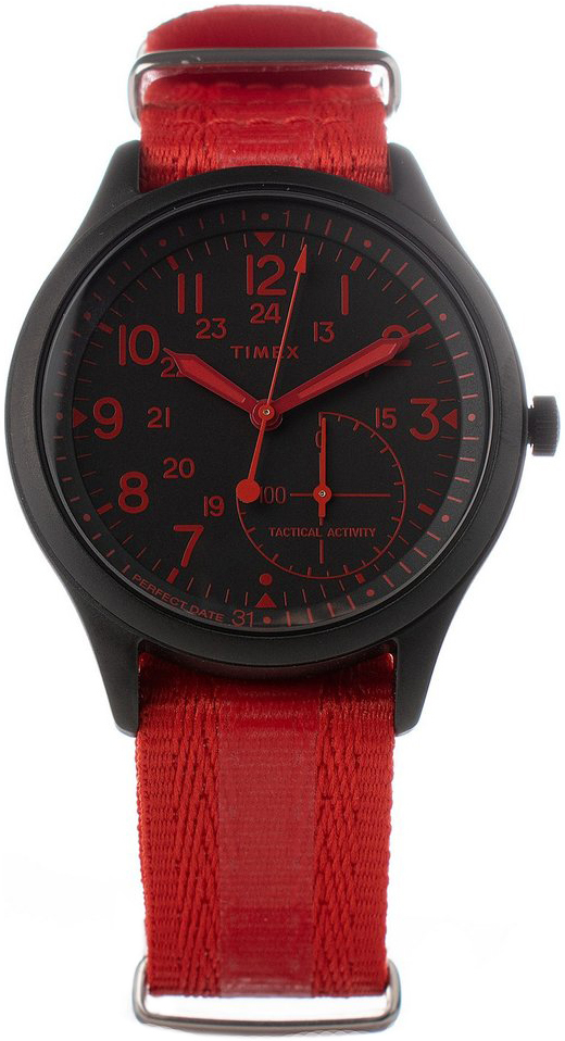 Timex Herreklokke TW2V10900LG Sort/Tekstil Ø41 mm