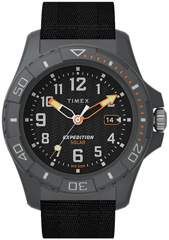 Timex Herreklokke TW2V40500 Classic Sort/Tekstil Ø46 mm