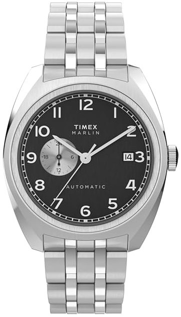 Timex Herreklokke TW2W58800 Marlin Sort/Stål Ø39 mm