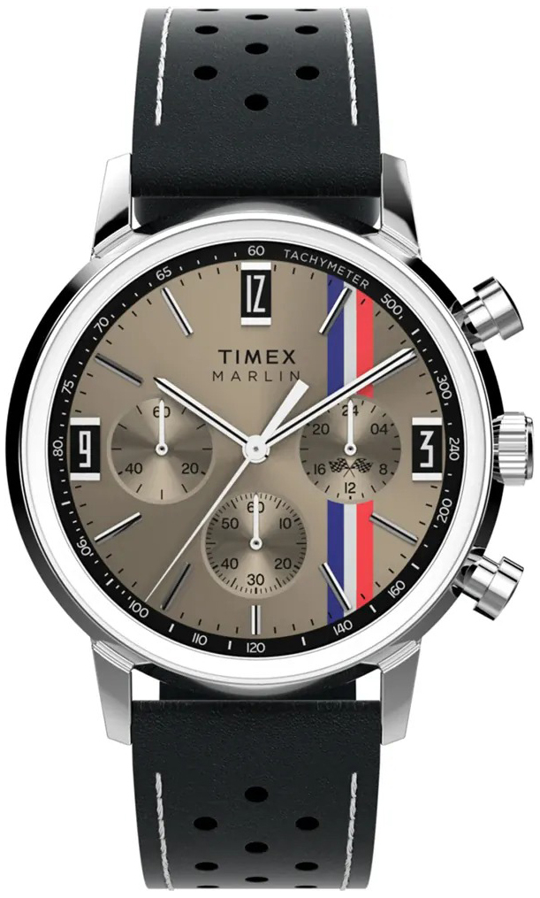 Timex Herreklokke TW2W98900 Marlin Beige/Lær Ø40 mm