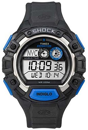 Timex Expedition Herreklokke TW4B00400 LCD/Gummi Ø49 mm
