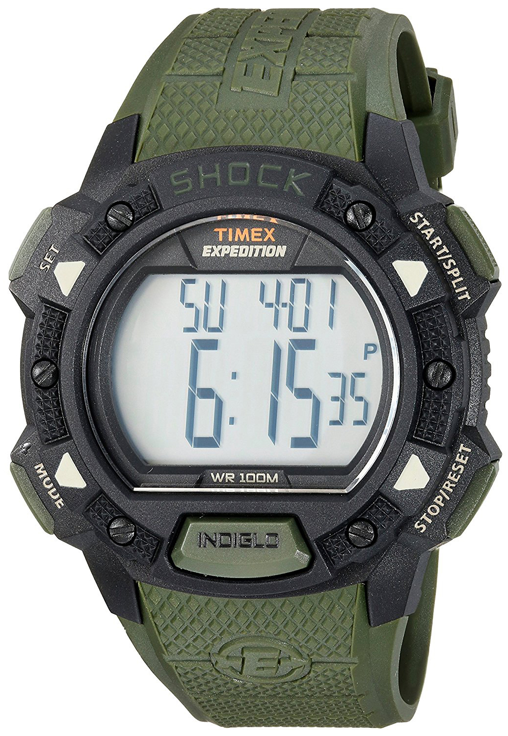 Timex Expedition Herreklokke TW4B09300 LCD/Resinplast Ø45 mm - Timex