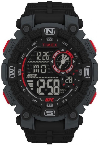 Timex Herreklokke TW5M53700 Ufc LCD/Gummi Ø50 mm