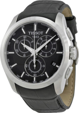 Tissot T-Trend Couturier Herreklokke T035.617.16.051.00 Sort/Lær - Tissot
