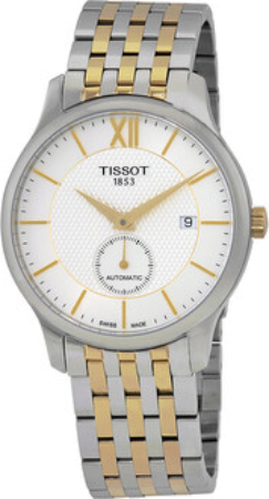 Tissot Tradition Herreklokke T063.428.22.038.00 Sølvfarget/Gulltonet - Tissot