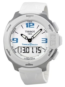 Tissot Touch Collection Herreklokke T081.420.17.017.01 Hvit/Gummi