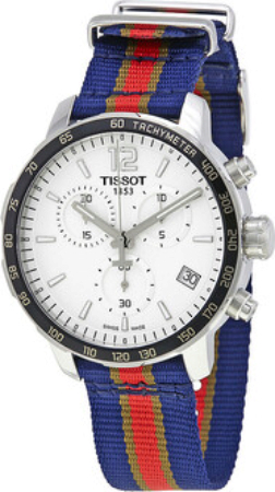 Tissot Herreklokke T095.417.17.037.21 Quickster Hvit/Stål Ø42 mm