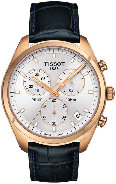 Tissot T-Touch II Herreklokke T101.417.36.031.00 Sølvfarget/Lær - Tissot