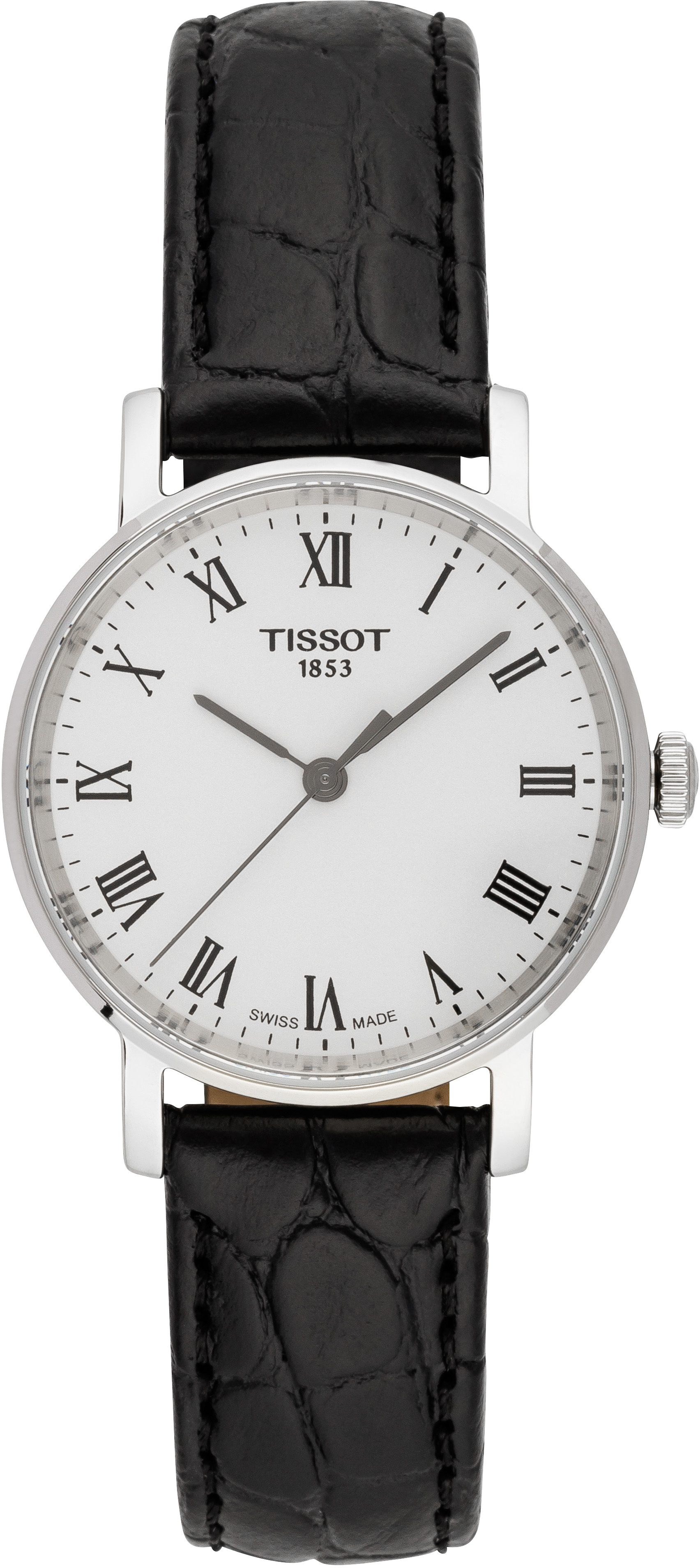 Tissot T-Classic Dameklokke T109.210.16.033.00 Sølvfarget/Lær Ø30