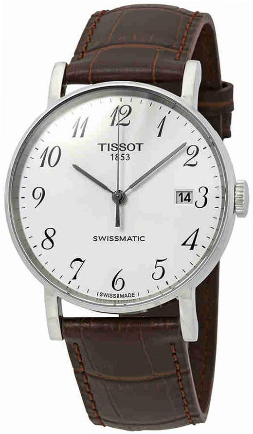 Tissot T-Classic Herreklokke T109.407.16.032.00 Sølvfarget/Lær Ø40 - Tissot