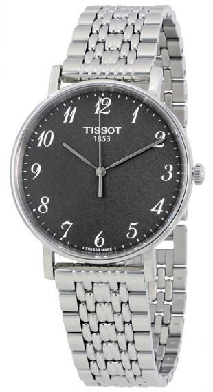 Tissot T-Classic T109.410.11.072.00 Sort/Stål Ø38 mm - Tissot