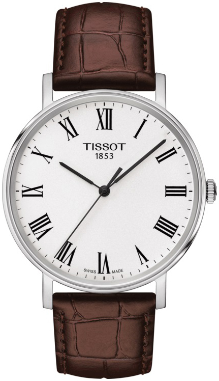 Tissot T-Classic T109.410.16.033.00 Hvit/Lær Ø38 mm - Tissot