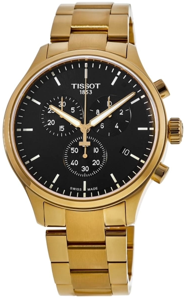 Tissot Herreklokke T116.617.33.051.00 T-Sport Sort/Gulltonet stål