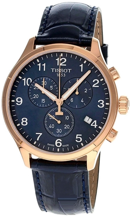 Tissot Herreklokke T116.617.36.042.00 T-Sport Blå/Lær Ø45 mm