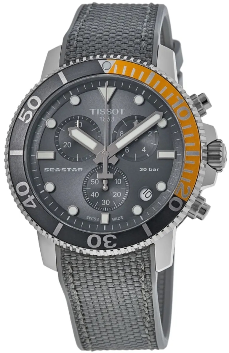 Tissot Herreklokke T120.417.17.081.01 T-sport Seastar Grå/Tekstil