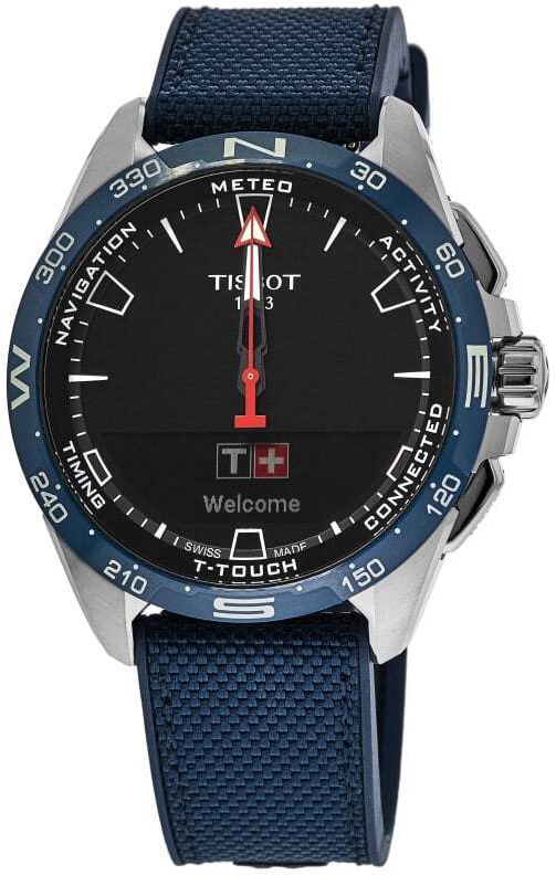 Tissot Herreklokke T121.420.47.051.06 T-Touch Sort/Gummi Ø47.5 mm