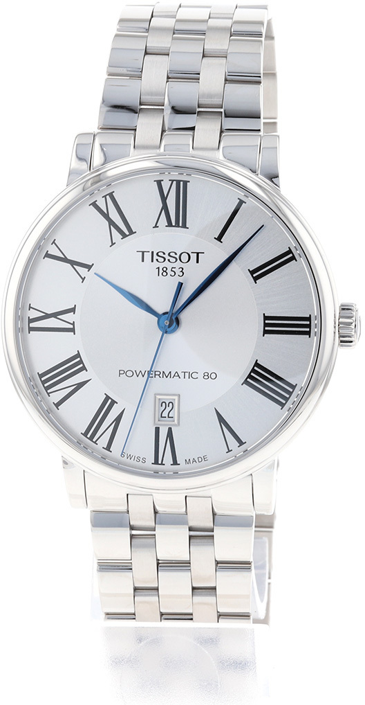 Tissot Herreklokke T122.407.11.033.00 Carson Sølvfarget/Stål Ø40 mm