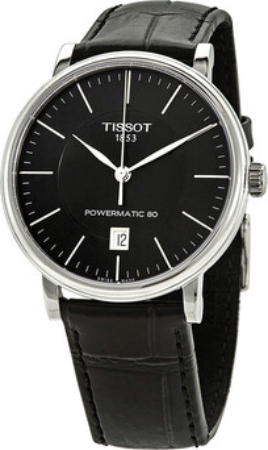 Tissot Herreklokke T122.407.16.051.00 Carson Sort/Lær Ø40 mm