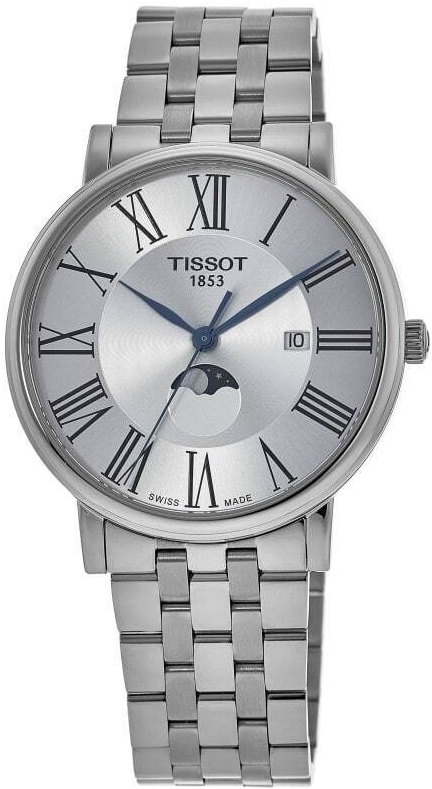 Tissot Herreklokke T122.423.11.033.00 Carson Sølvfarget/Stål Ø40 mm
