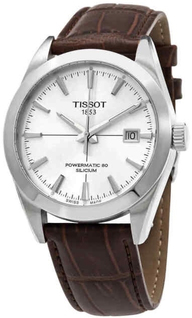 Tissot Herreklokke T127.407.16.031.01 T-Classic Sølvfarget/Lær Ø40