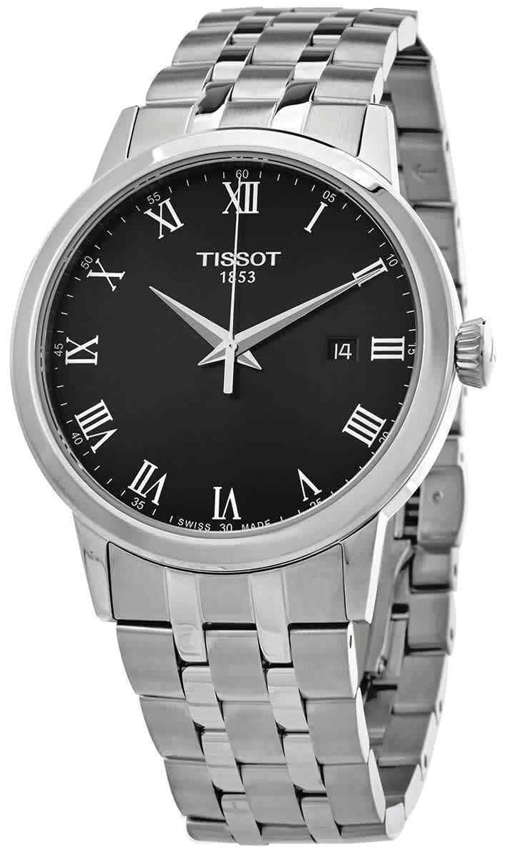 Tissot Herreklokke T129.410.11.053.00 T-Classic Sort/Stål Ø42 mm