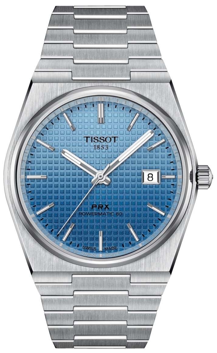 Tissot Herreklokke T137.407.11.351.01 Prx Blå/Stål Ø40 mm