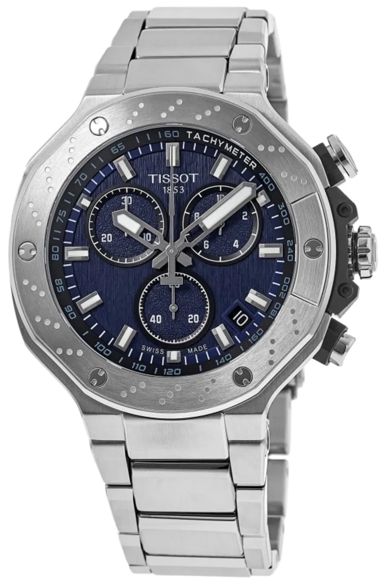 Tissot Herreklokke T141.417.11.041.00 T-Sport Blå/Stål Ø45 mm
