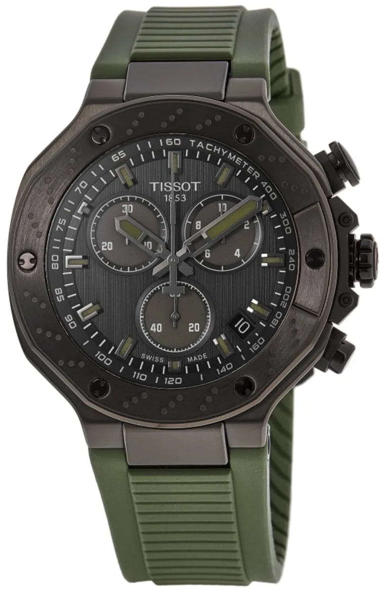 Tissot Herreklokke T141.417.37.061.02 T-Race Grå/Gummi Ø45 mm
