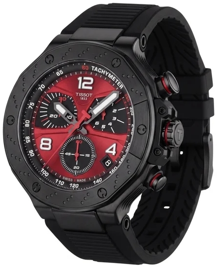 Tissot Herreklokke T141.417.37.422.00 T-Race MotoGP 2026 Rød/Gummi