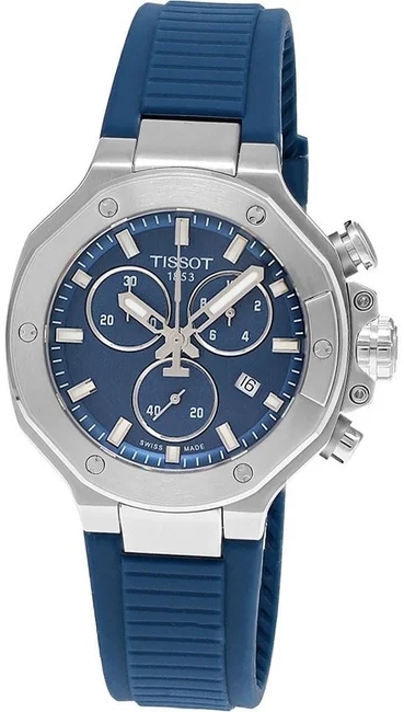 Tissot Herreklokke T141.817.17.041.00 T-Race Blå/Gummi Ø38 mm