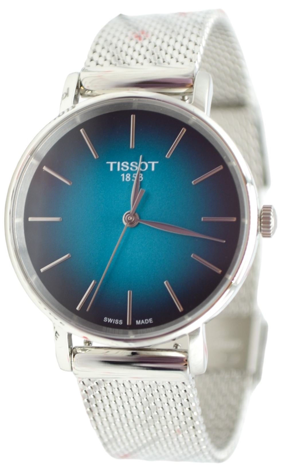 Tissot T143.210.11.091.00 T-Classic Everytime Grønn/Stål Ø34 mm