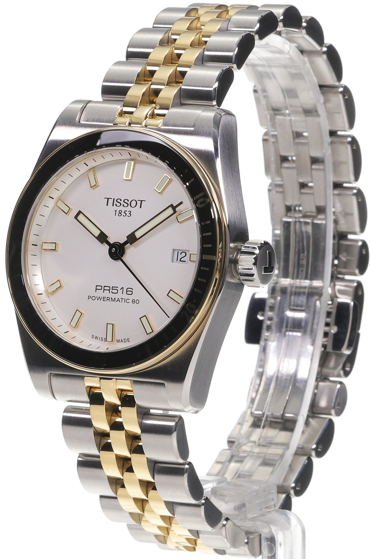 Tissot Herreklokke T149.407.22.011.00 Pr516 Hvit/Gulltonet stål Ø38