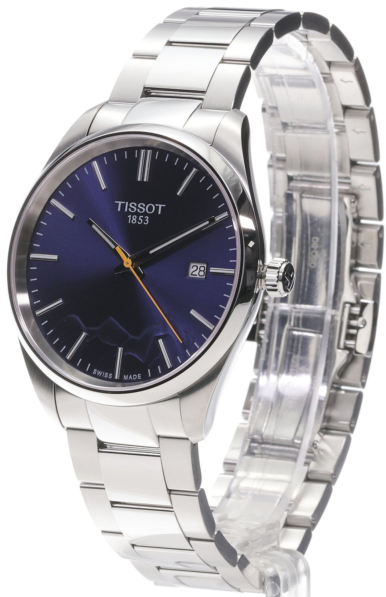 Tissot Herreklokke T150.410.11.041.02 PR 100 Jungfraubahn Blå/Stål