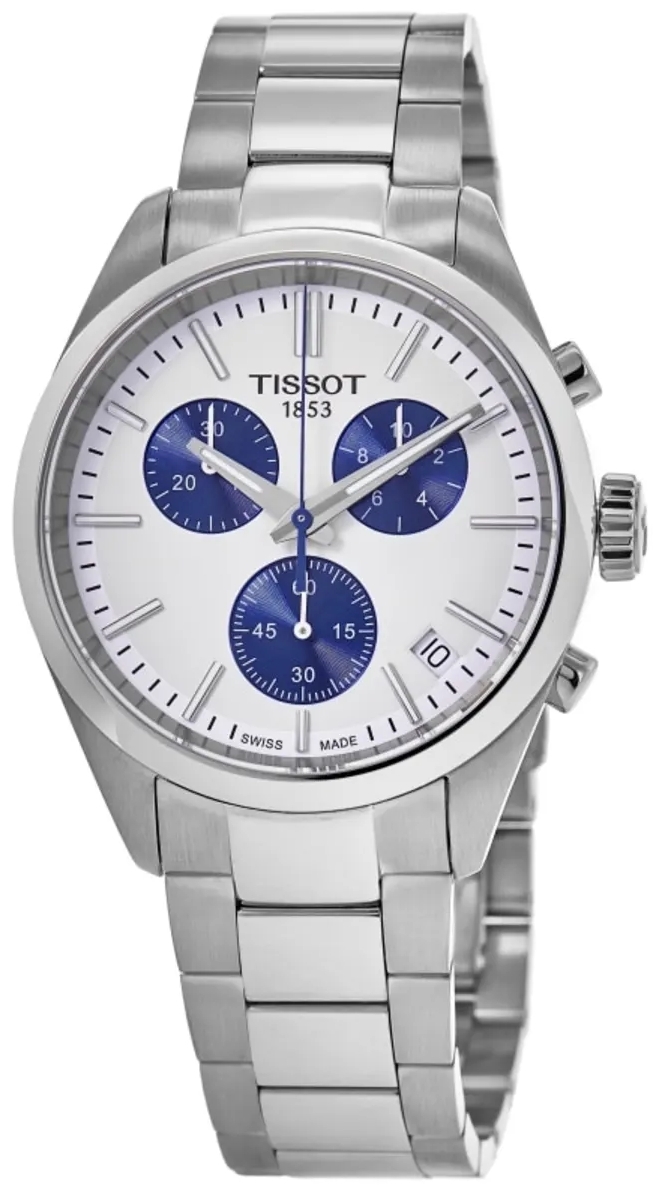 Tissot Herreklokke T150.417.11.011.00 PR 100 Hvit/Stål Ø40 mm