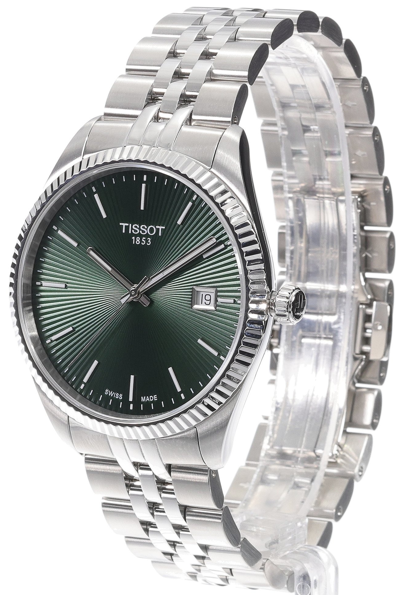 Tissot Herreklokke T156.410.11.091.00 Ballade Grønn/Stål Ø40 mm