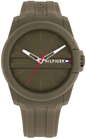 Tommy Hilfiger Herreklokke 1710599 Austin Grønn/Gummi Ø44 mm