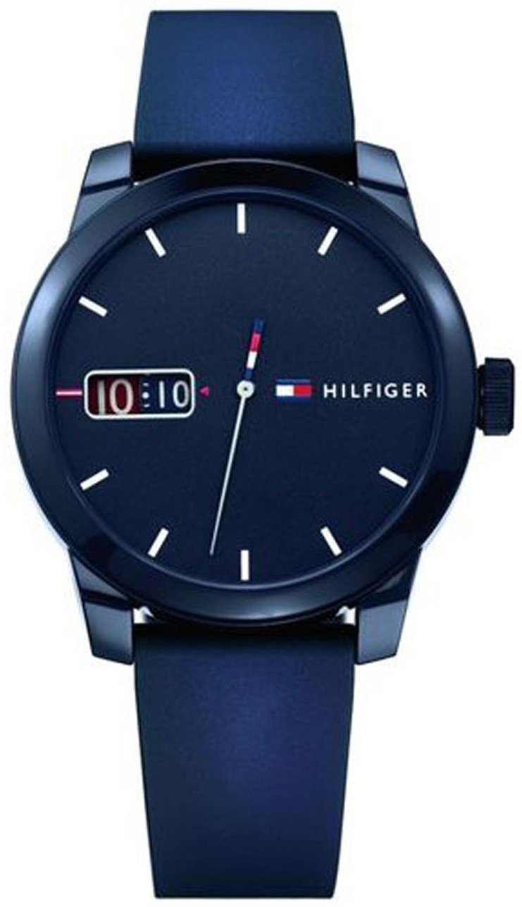 Tommy Hilfiger Herreklokke 1791381 Dress Blå/Gummi Ø42 mm