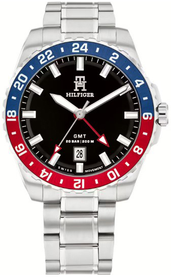 Tommy Hilfiger Herreklokke 1792131 Sporty Sort/Stål Ø42 mm