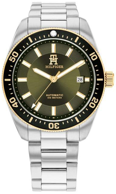 Tommy Hilfiger Herreklokke 1792155 Th85 Grønn/Stål Ø40 mm