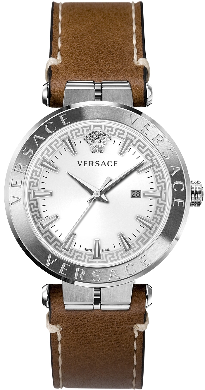 Versace Herreklokke VE2G00121 Aion Hvit/Lær Ø44 mm