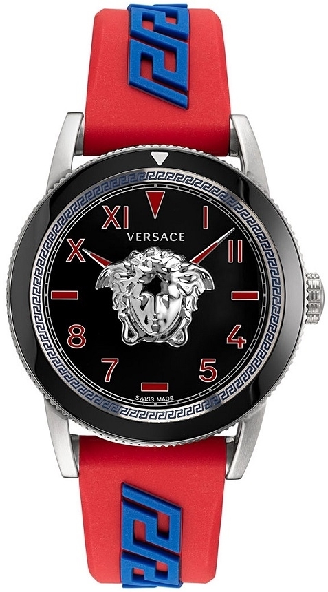 Versace Herreklokke VE2V00622 V Palazzo Sort/Plast Ø43 mm