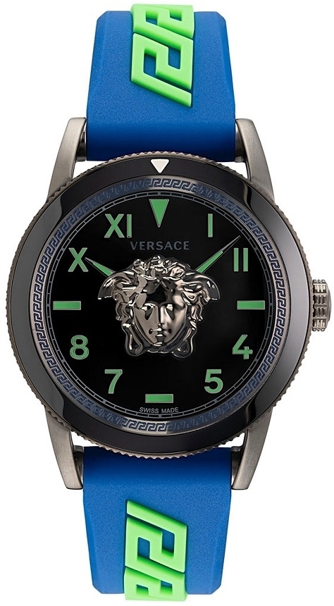 Versace Herreklokke VE2V00722 V Palazzo Sort/Plast Ø43 mm