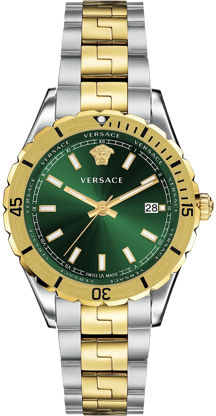 Versace Herreklokke VE3A00720 Hellenyium Grønn/Stål Ø42 mm