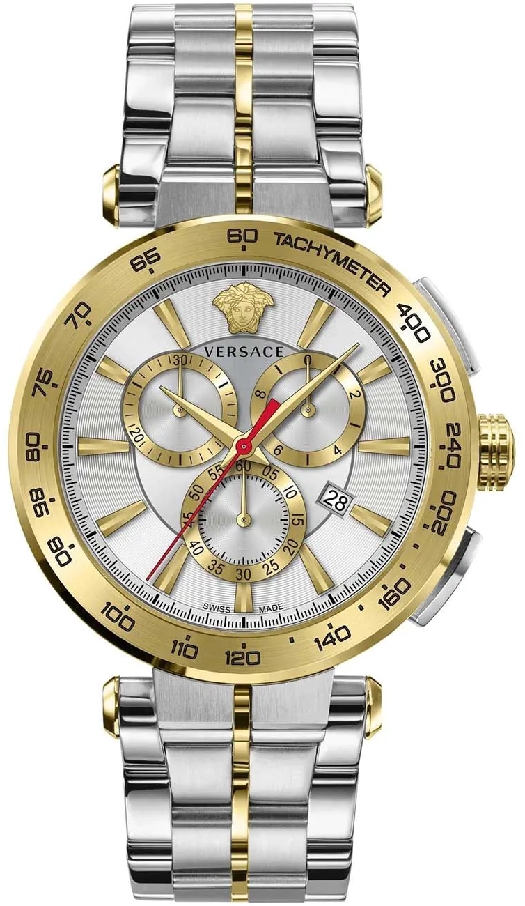 Versace Herreklokke VE6CA0423 Aion Sølvfarget/Stål Ø45 mm