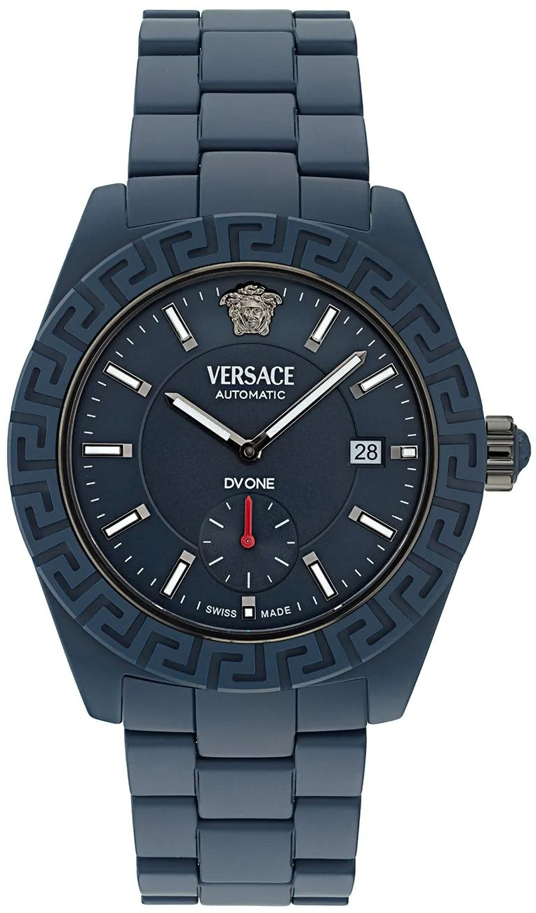 Versace Herreklokke VE7K00223 Dv One Blå/Keramik Ø43 mm