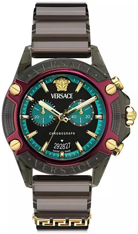 Versace Herreklokke VE8P00224 Icon Flerfarget/Resinplast Ø44 mm