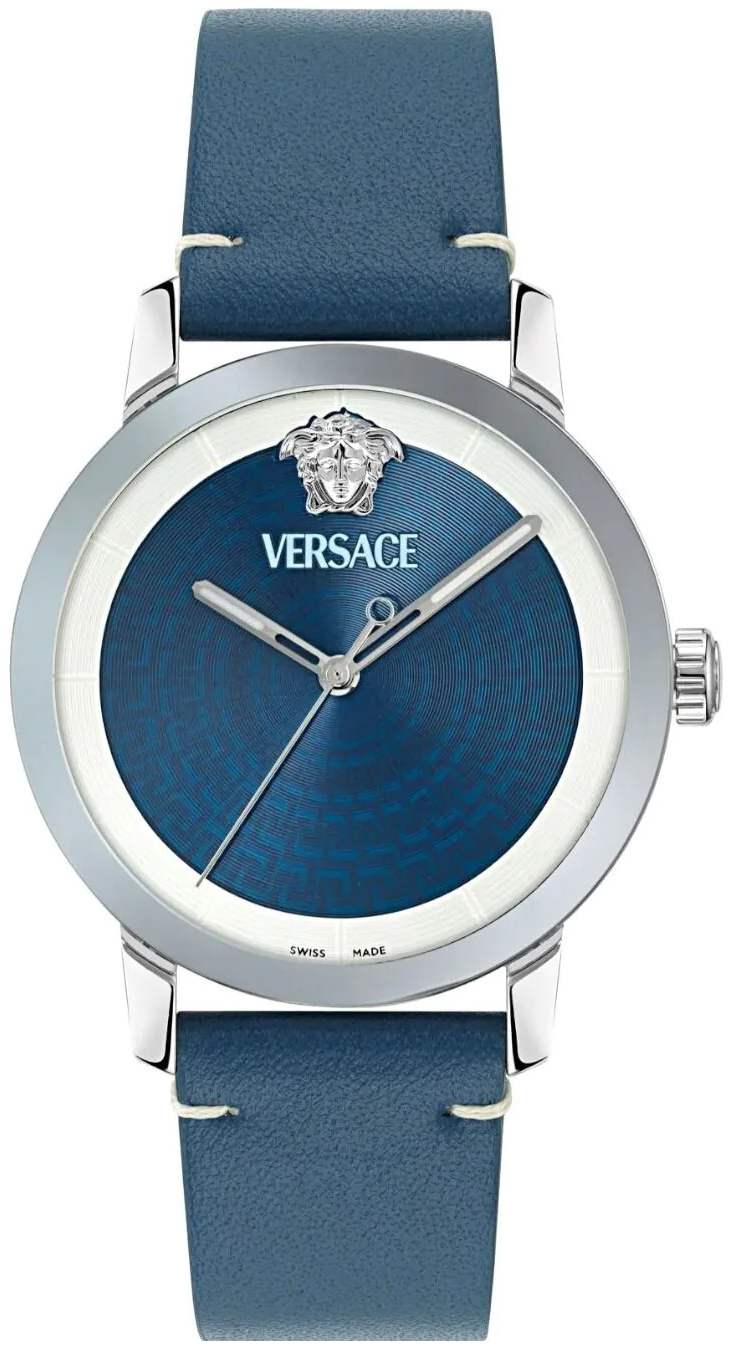 Versace Herreklokke VE9G00124 V Helix Blå/Lær Ø40 mm