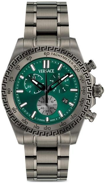 Versace Herreklokke VE9K00624 Chrono X Grønn/Stål Ø44 mm