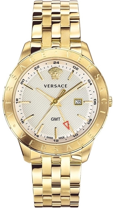 Versace Herreklokke VEBK00518 Univers Sølvfarget/Gulltonet stål