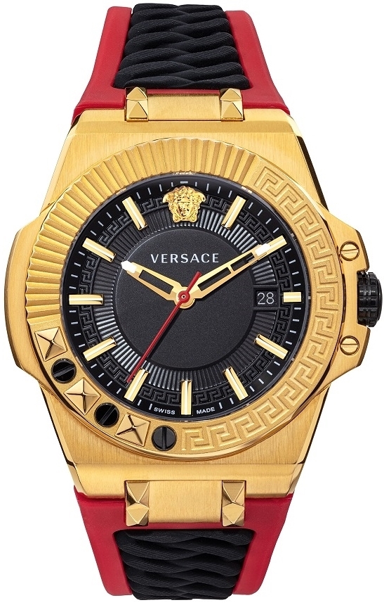 Versace Herreklokke VEDY00319 Chain Reaction Sort/Plast Ø45 mm